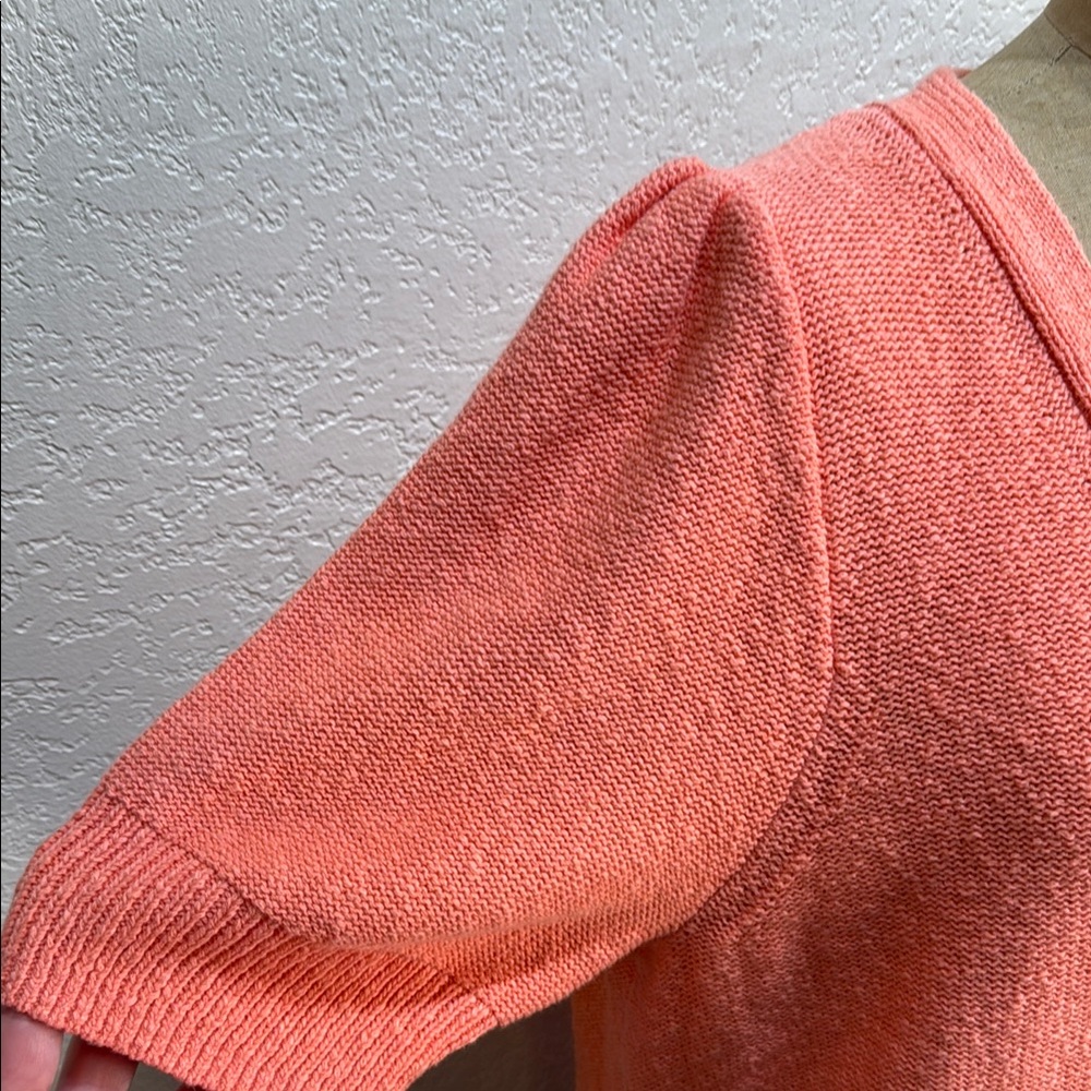Madewell Coral Button-Up Cardigan - Picture 3 of 10